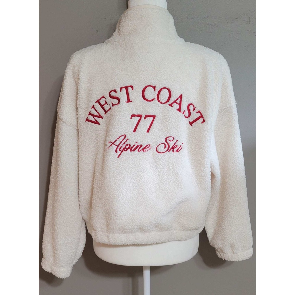 NWT American Eagle Sherpa Fleece Henley Pullover